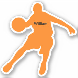 Sports Monogram Basketball Shape