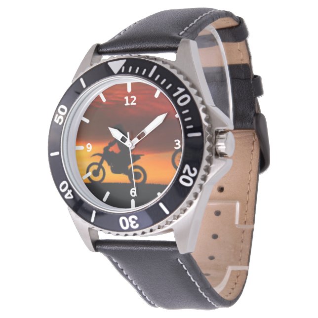 Sports motorcycles watch (Angled)
