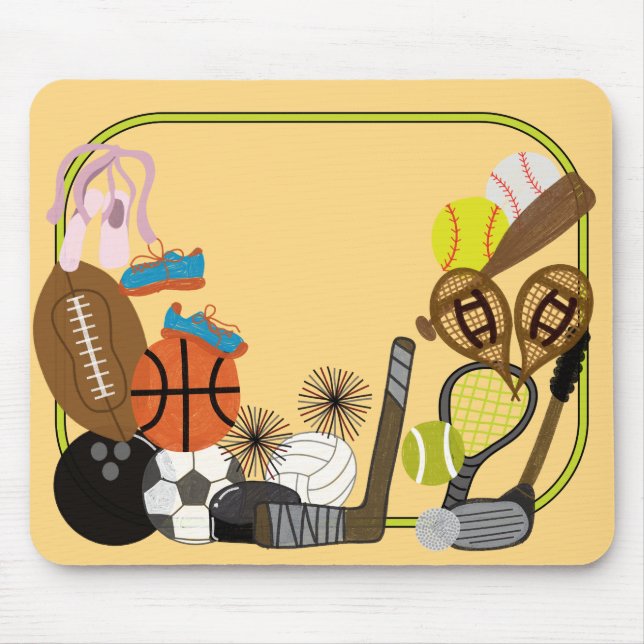 Sports Mouse pad (Front)
