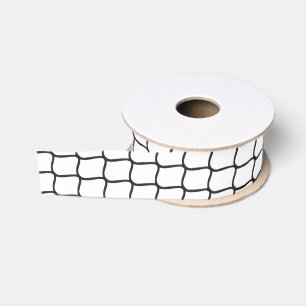 Sports Net Team Coach Players Goal Grosgrain Ribbon