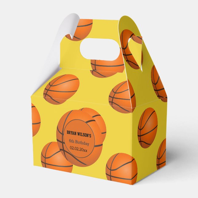 Sports Party Baseball theme Personalised favour bo Box (Front Side)