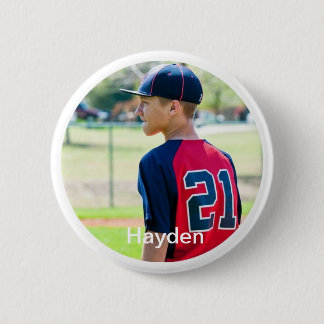 Sports Photo Custom Button / Pin