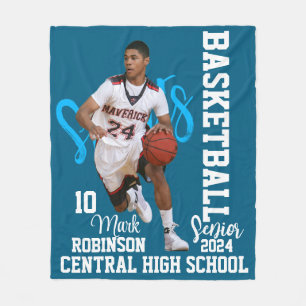 Sports Photo Player Game Fleece Blanket