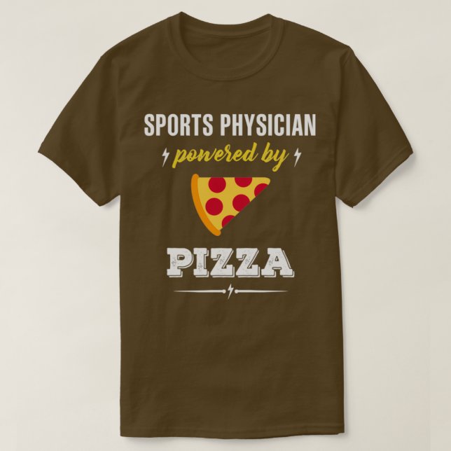 Sports Physician Powered By Pizza Essential TShirt (Design Front)