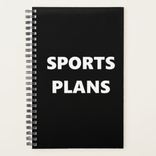 Sports Planner Sports Theme Sports Plans