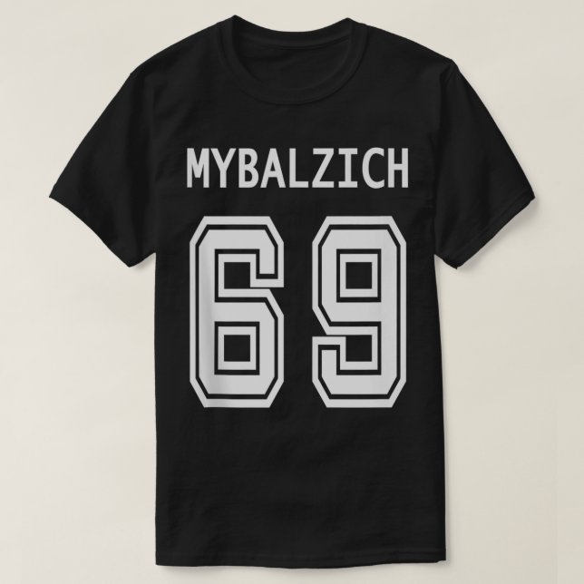 Sports Player Mybalzich 69 Funny Adult  T-Shirt (Design Front)