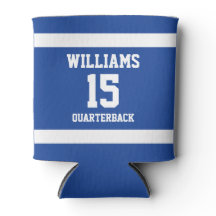 Sports Player Royal Blue and White