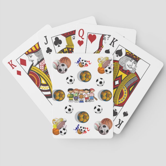 Sports Playing Card Deck (Back)