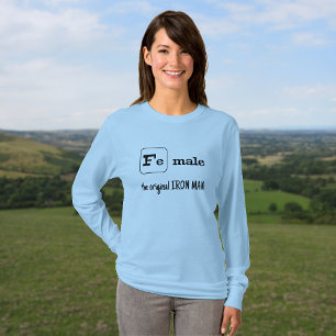 Sports pun female iron element T-Shirt