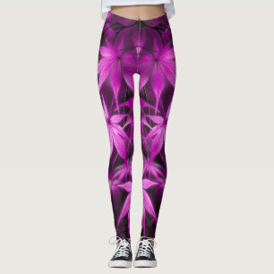 sports purple leggings