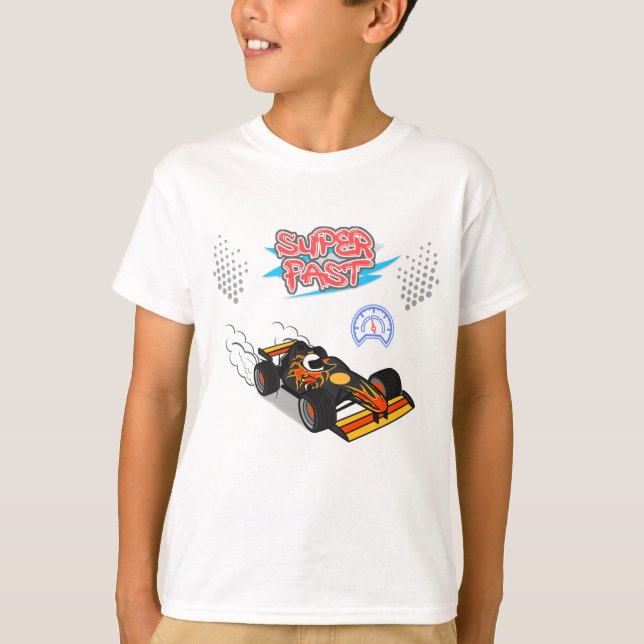 Sports Racing Car design  T-Shirt (Front)