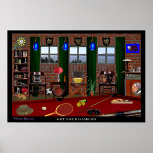 Sports Room 22.5 X 15 Poster