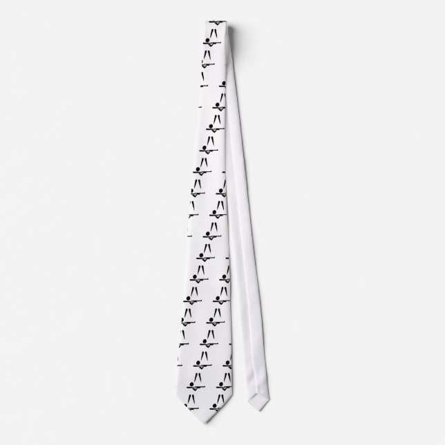 Sports shooting symbol tie (Front)