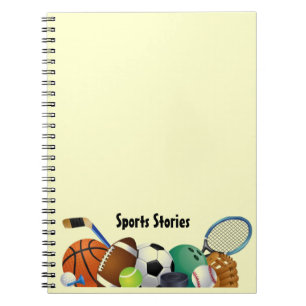 Sports Spiral-Bound Notebook