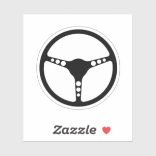 Sports Steering Wheel Silhouette