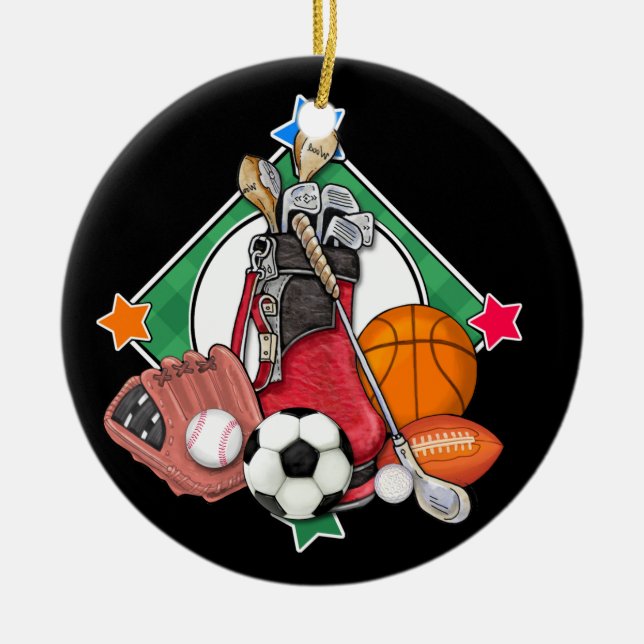 Sports Tag / Ornament - SRF (Front)