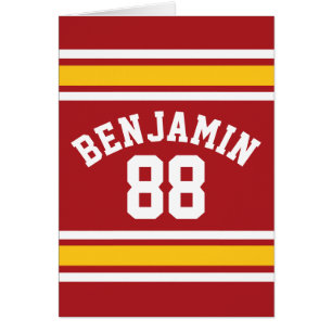Sports Team Football Jersey Custom Name Number