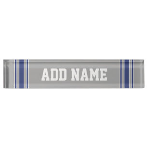 Sports Team Football Jersey Custom Name Number Nameplate