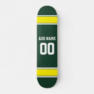 Sports Team Football Jersey Custom Name Number Skateboard