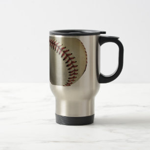 Sports Team Game Ball Baseball Field Coach Art Travel Mug
