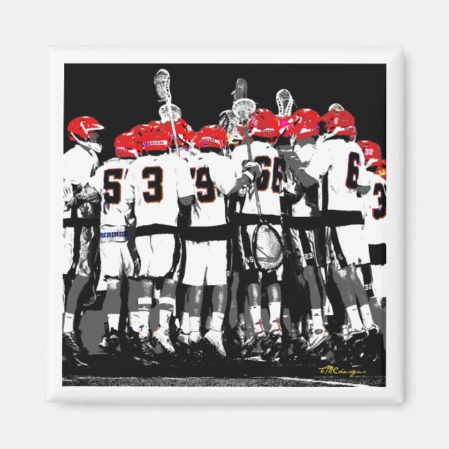 Sports Team Photo Magnet Athlete Fan Sport (Front)