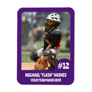 Sports Team Player (3"x4"in) Photo Magnet