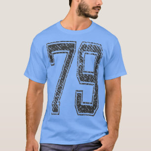 Sports TeamNumber 79Year 1979Midnight Black933 T-Shirt