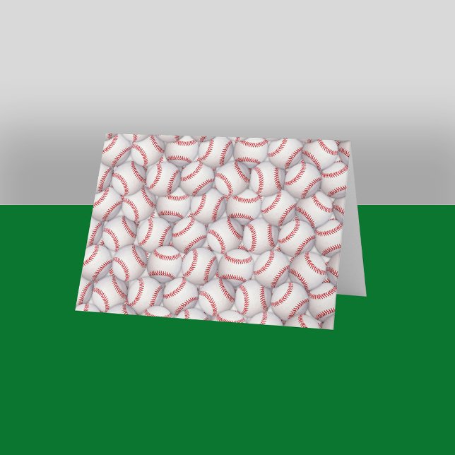 Sports Theme Baseball  Note Cards (Creator Uploaded)