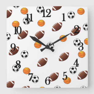 Sports Theme Clock