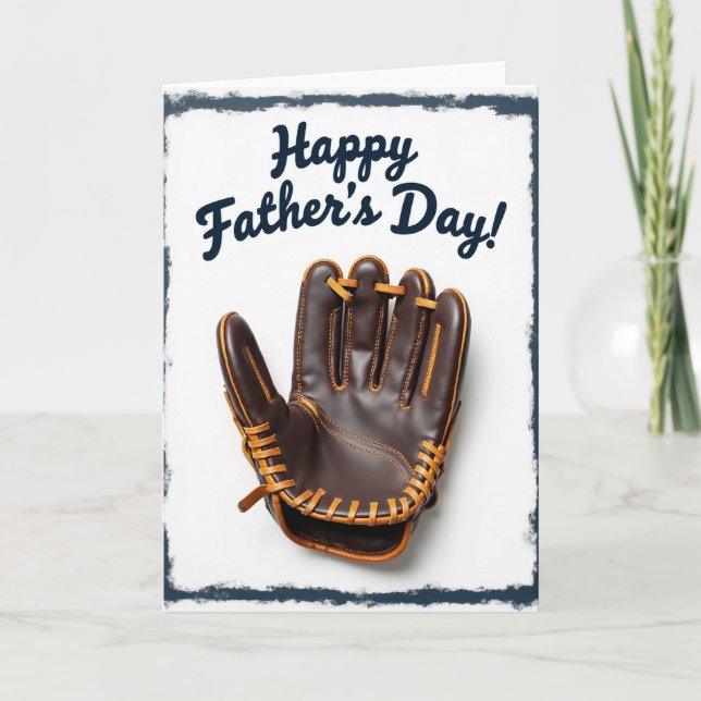 Sports Theme Fathers Day Card (Front)