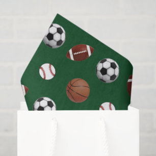 Sports Theme Tissue Paper
