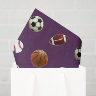 Sports Themed Gift Tissue Paper