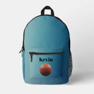 Sports themed Personalized backpack - Basketball