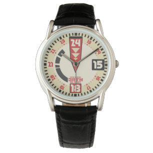 Sports vintage aviator military style watch