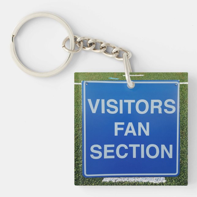 Sports Visitors Fan Section Key Ring (Front)