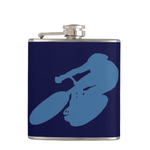 Sports Water Flask  Biking Art - Easy Carry Gifts