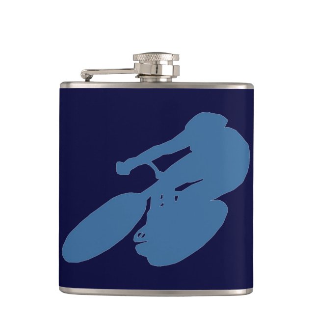 Sports Water Flask  Biking Art - Easy Carry Gifts (Front)