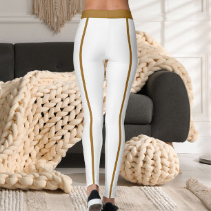 Sports Women Modern Cute Elegant Classic Stripes Leggings