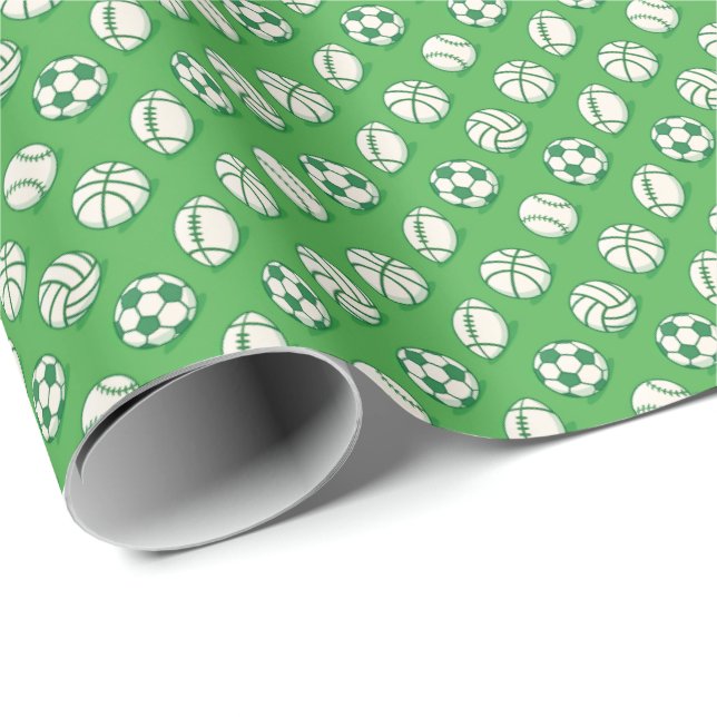 Sports Wrapping Paper (Roll Corner)