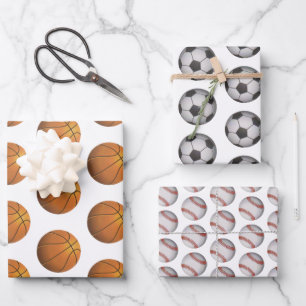 "Sports"  Wrapping Paper Sheet
