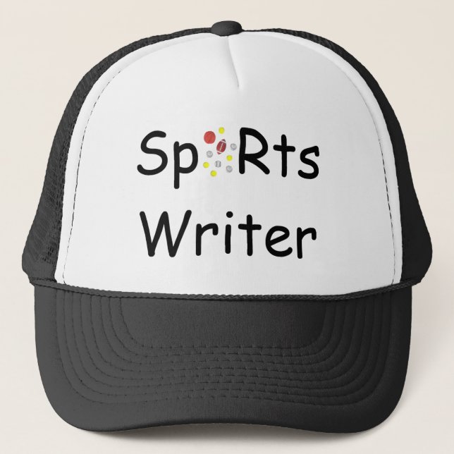 Sports Writer Hat (Front)