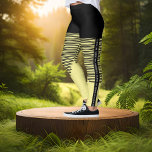 Sports Yellow Leggings with Stripes - No Limits<br><div class="desc">Sophisticated sporty design with lines to emphasise your figure. Step outside or hit the gym in style and comfort. Choose these leggings in several different colours.</div>