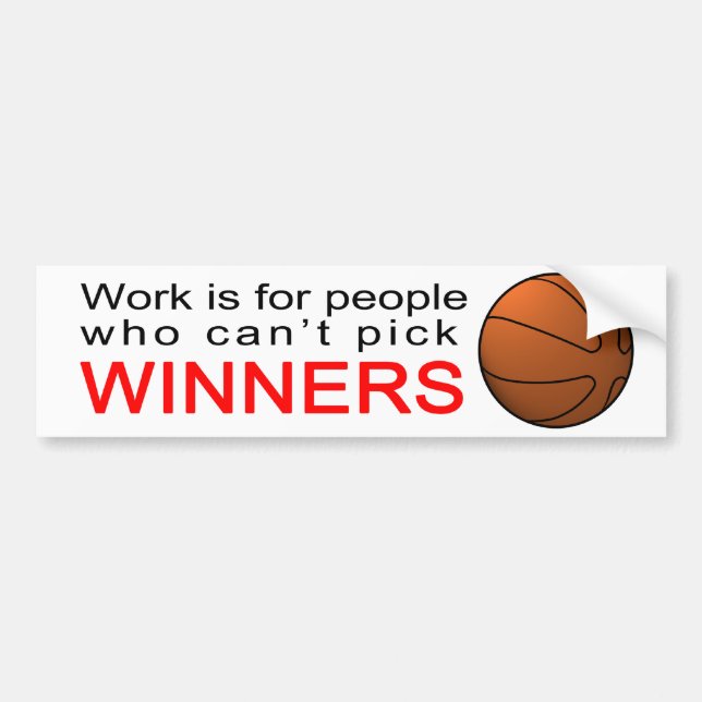 Sportsbetting bumper sticker (Front)