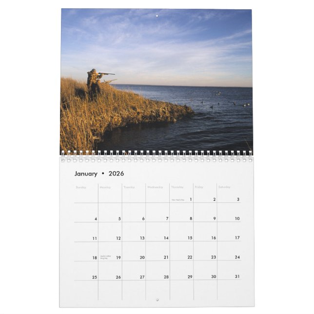 Sportsman's Calendar - Hunting Year Round (Jan 2026)