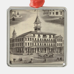 Sportsman's Hall & Cottages Metal Tree Decoration