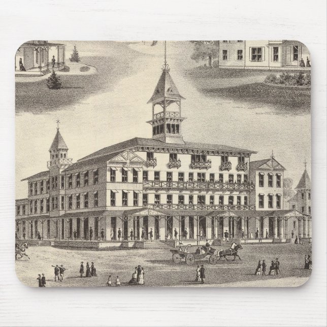 Sportsman's Hall & Cottages Mouse Mat (Front)