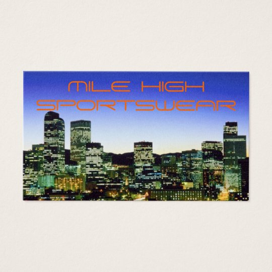 Sportswear Business Card
