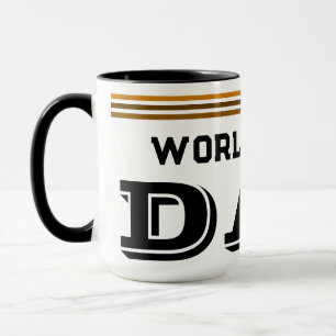 Sportsy Brown Striped Coffee Cup