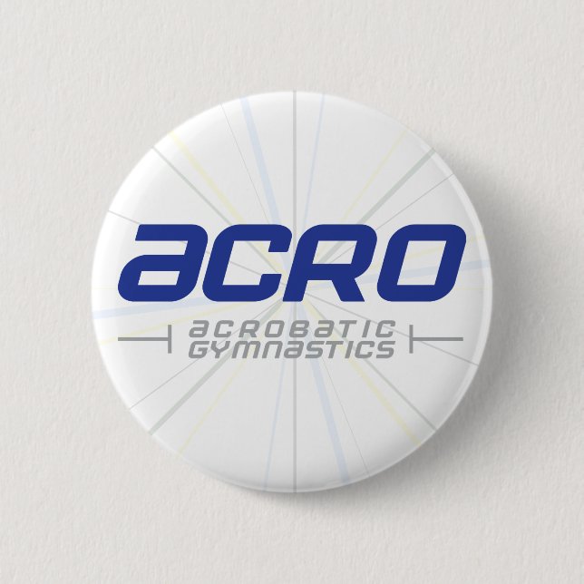 Sporty Acrobatic Gymnastics Button (Front)
