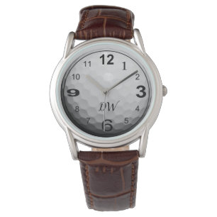 Sporty Ball Themed Personalised Men's Golf Watch